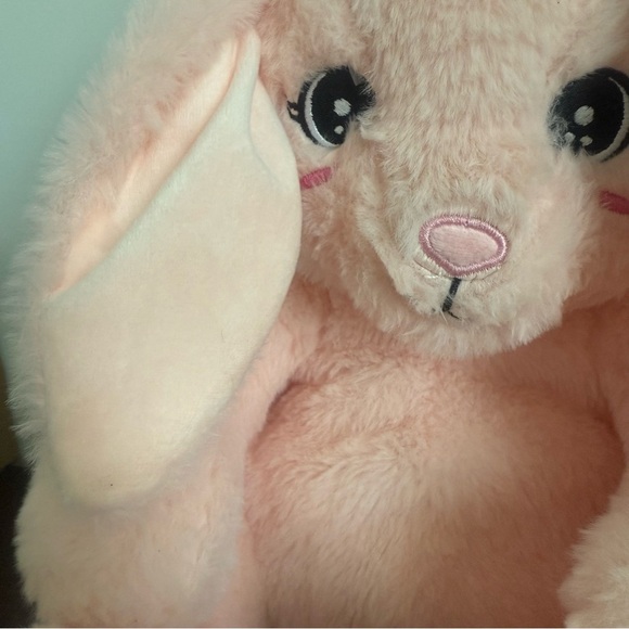 Like New! Carried Away 🎈Pretty in Pink Plush Bunny Backpack - Picture 5 of 9